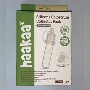 Haakaa Silicone Colostrum Collector Set - 6ct, NEW, unused